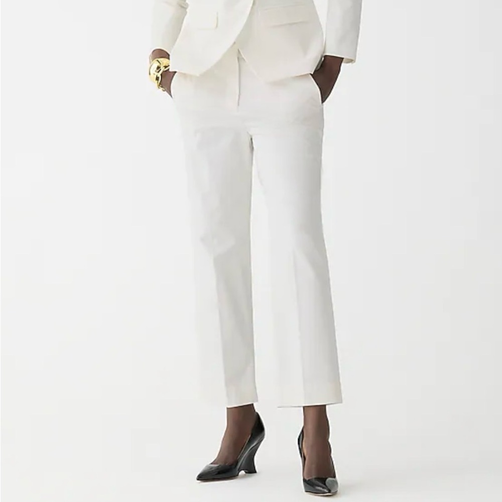 J.Crew Kate Straight-leg Pant in Bi-stretch Cotton